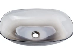 Vask til bordplade MOENGO Sort 54 x 36 cm Fast overflade