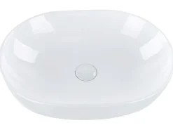 Vask til bordplade OMOA Hvid 48 x 34 cm Keramik