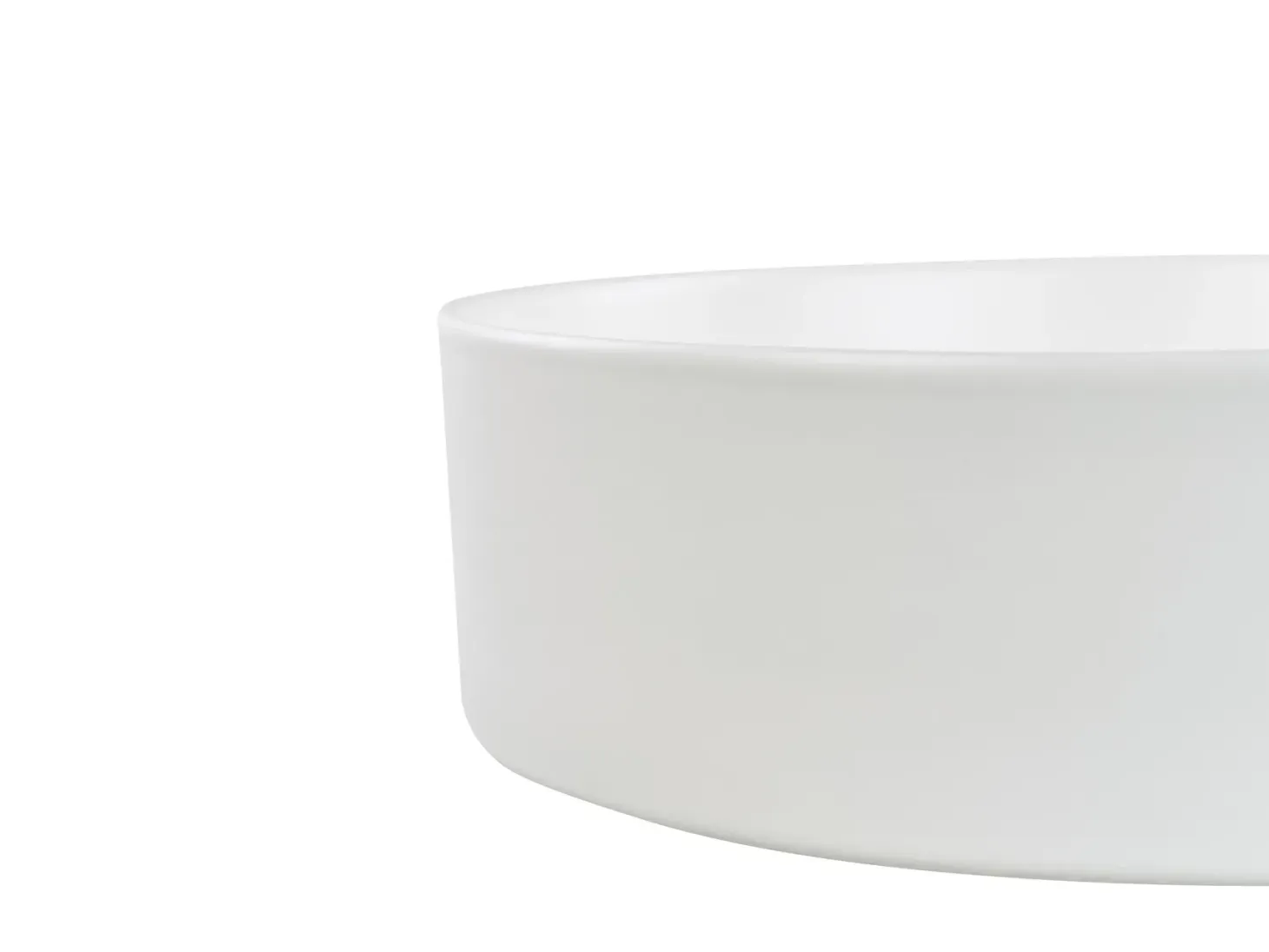 Vask til bordplade TEBAR Cremehvid ⌀ 40 cm Keramik