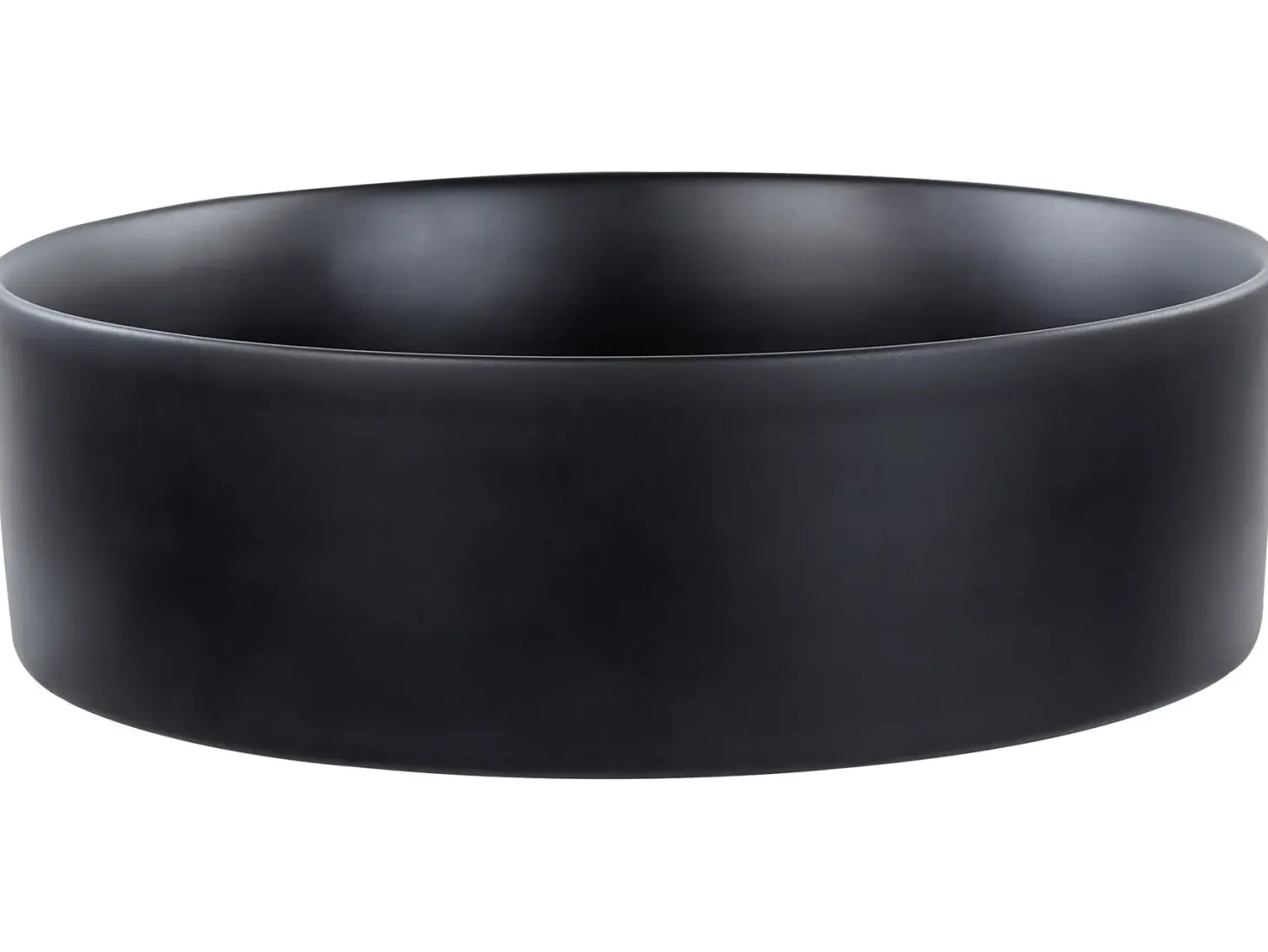 Vask til bordplade TEBAR Sort ⌀ 40 cm Keramik