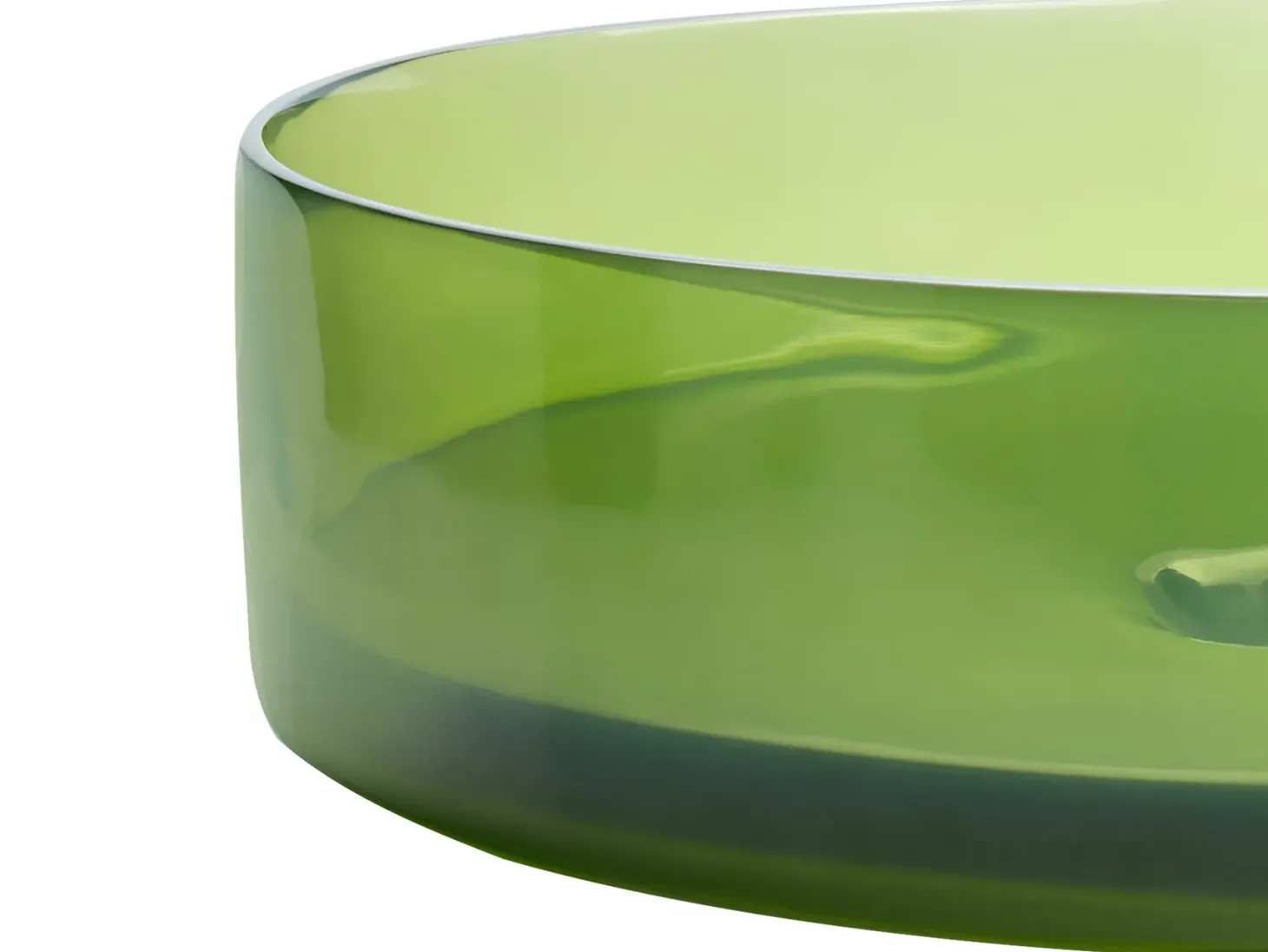 Vask til bordplade TOLOSA Grøn ⌀ 36 cm Fast overflade
