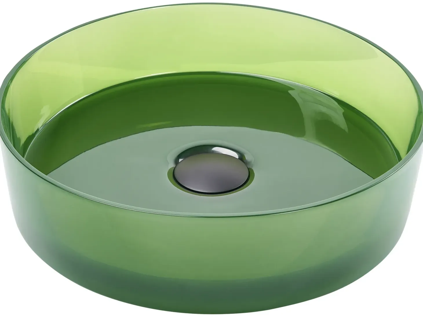 Vask til bordplade TOLOSA Grøn ⌀ 36 cm Fast overflade