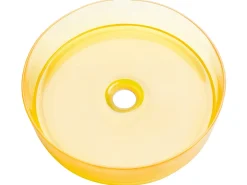 Vask til bordplade TOLOSA Gul ⌀ 36 cm Fast overflade