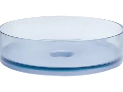 Vask til bordplade TOLOSA Himmelblå ⌀ 36 cm Fast overflade