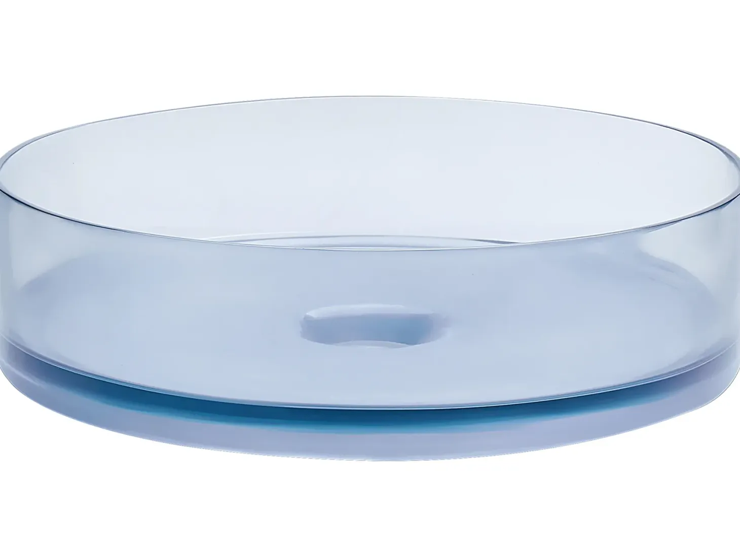 Vask til bordplade TOLOSA Himmelblå ⌀ 36 cm Fast overflade