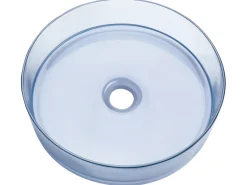 Vask til bordplade TOLOSA Himmelblå ⌀ 36 cm Fast overflade