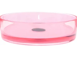 Vask til bordplade TOLOSA Lyserød ⌀ 36 cm Fast overflade