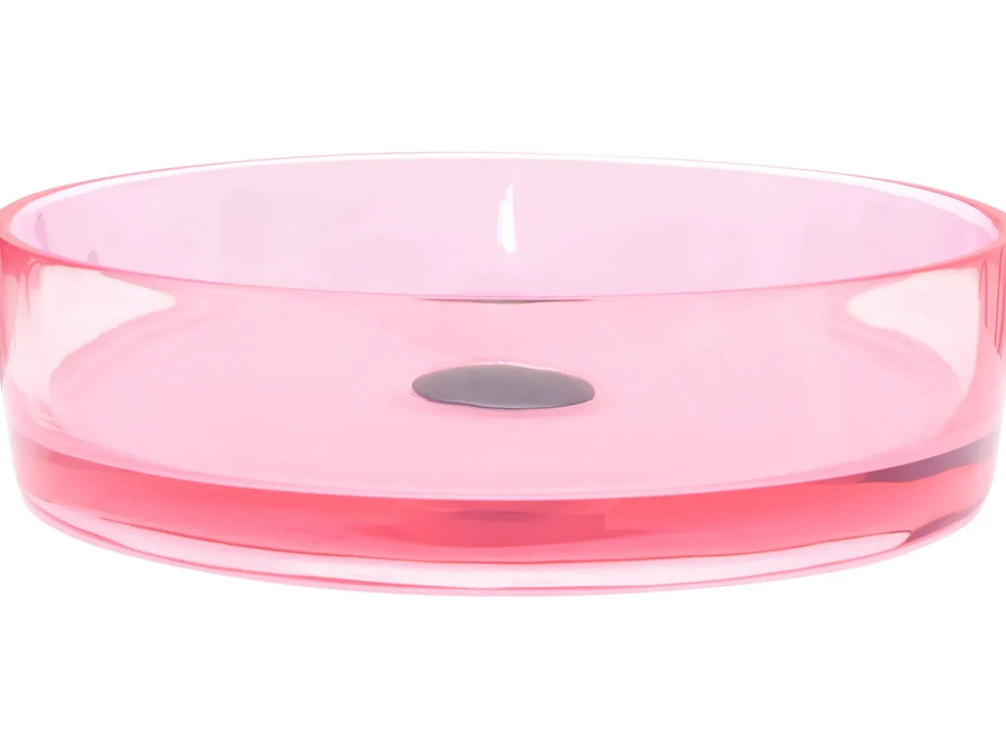 Vask til bordplade TOLOSA Lyserød ⌀ 36 cm Fast overflade