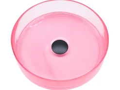 Vask til bordplade TOLOSA Lyserød ⌀ 36 cm Fast overflade