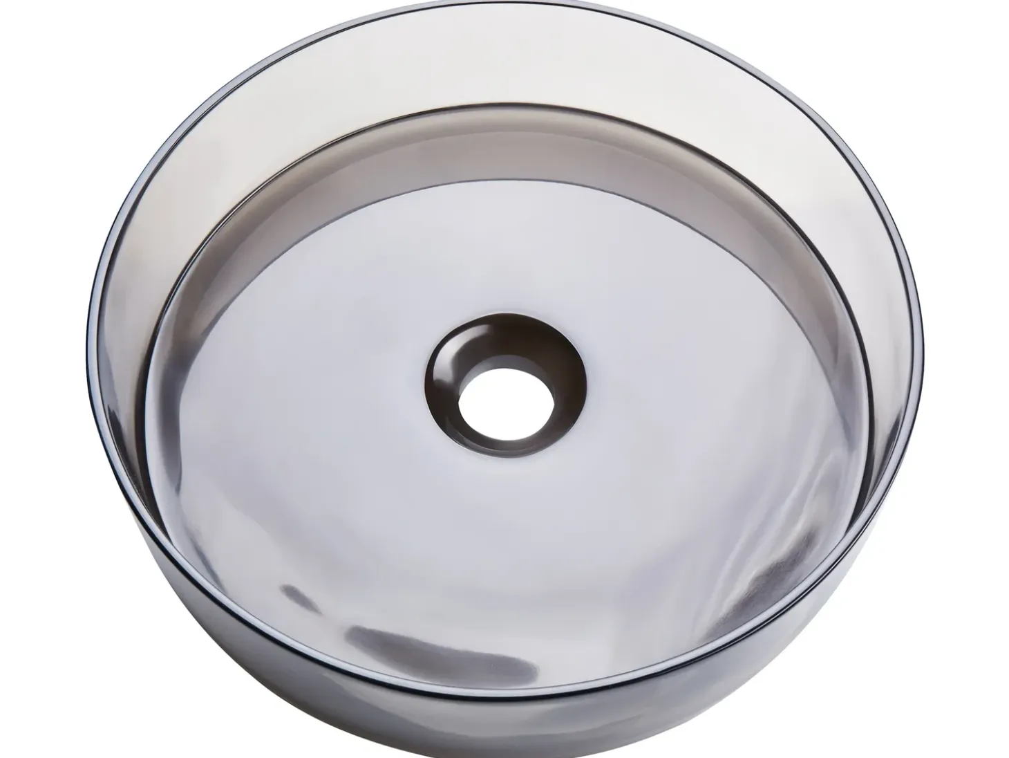 Vask til bordplade TOLOSA Sort ⌀ 36 cm Fast overflade