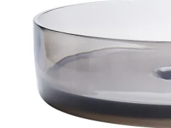 Vask til bordplade TOLOSA Sort ⌀ 36 cm Fast overflade
