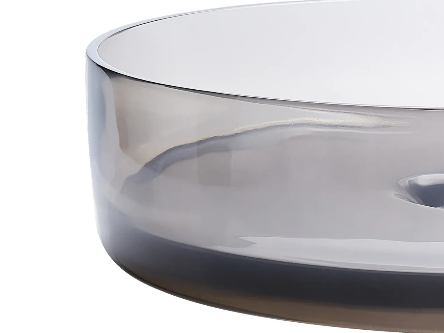 Vask til bordplade TOLOSA Sort ⌀ 36 cm Fast overflade