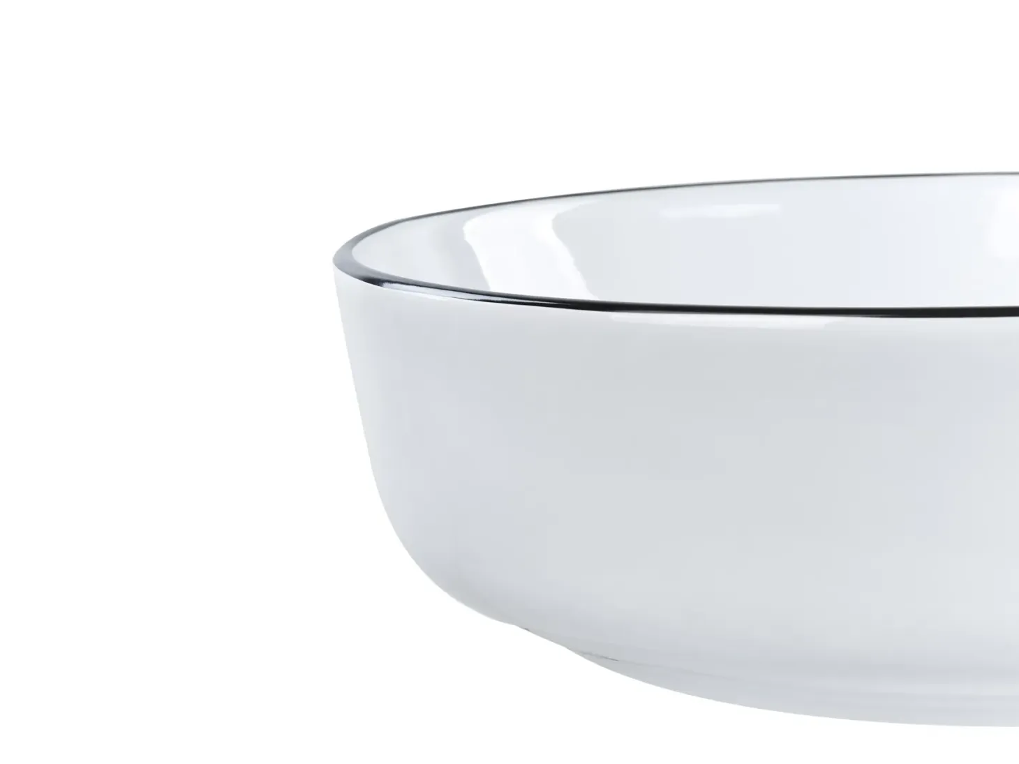 Vask til bordplade XERT Hvid ⌀ 42 cm Keramik