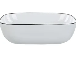 Vask til bordplade XERT Hvid 46 x 33 cm Keramik