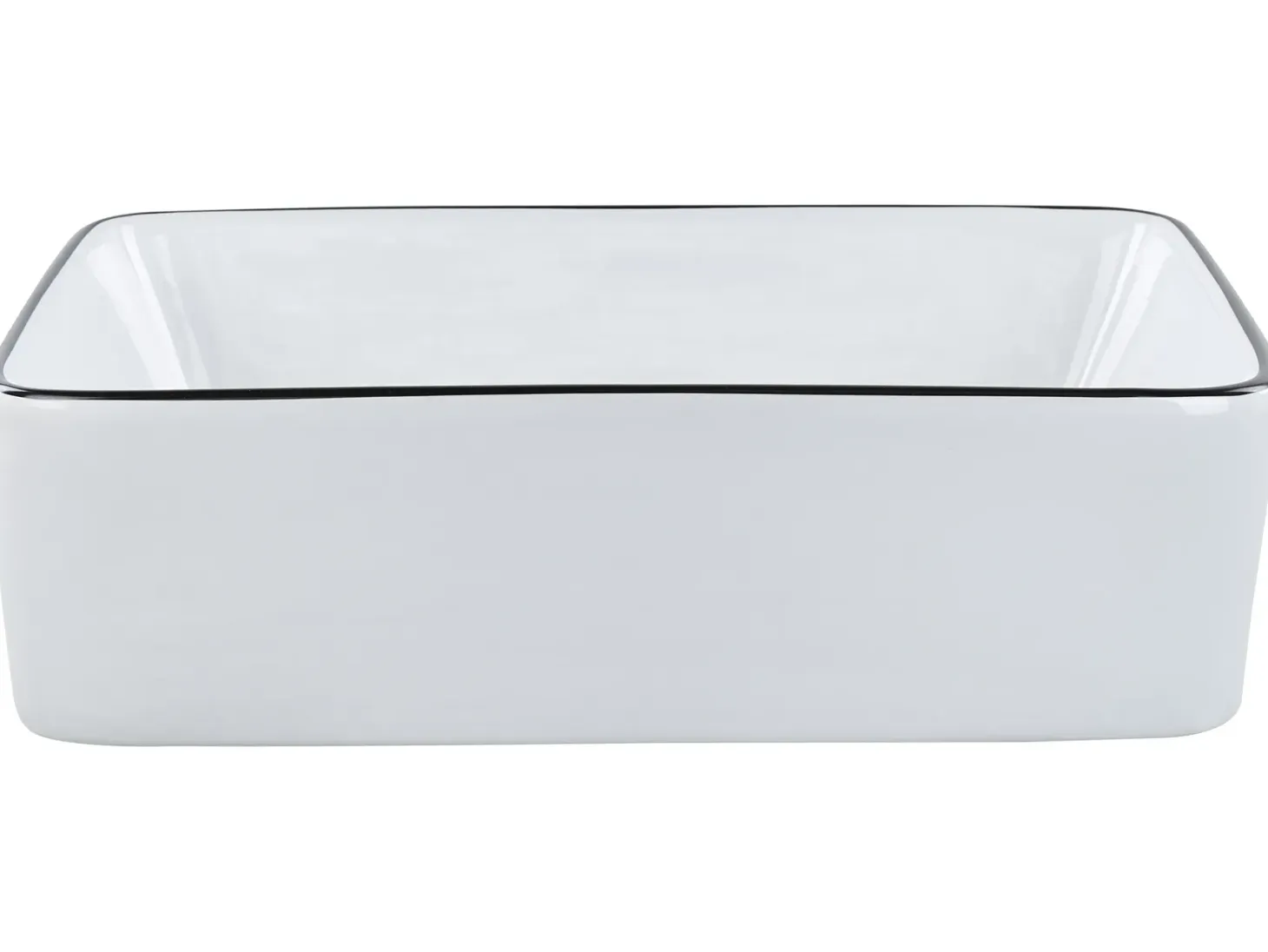 Vask til bordplade XERT Hvid 49 x 38 cm Keramik