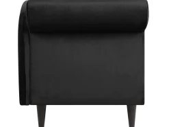 Venstrevendt chaiselong LUIRO Velour Sort med opbevaring