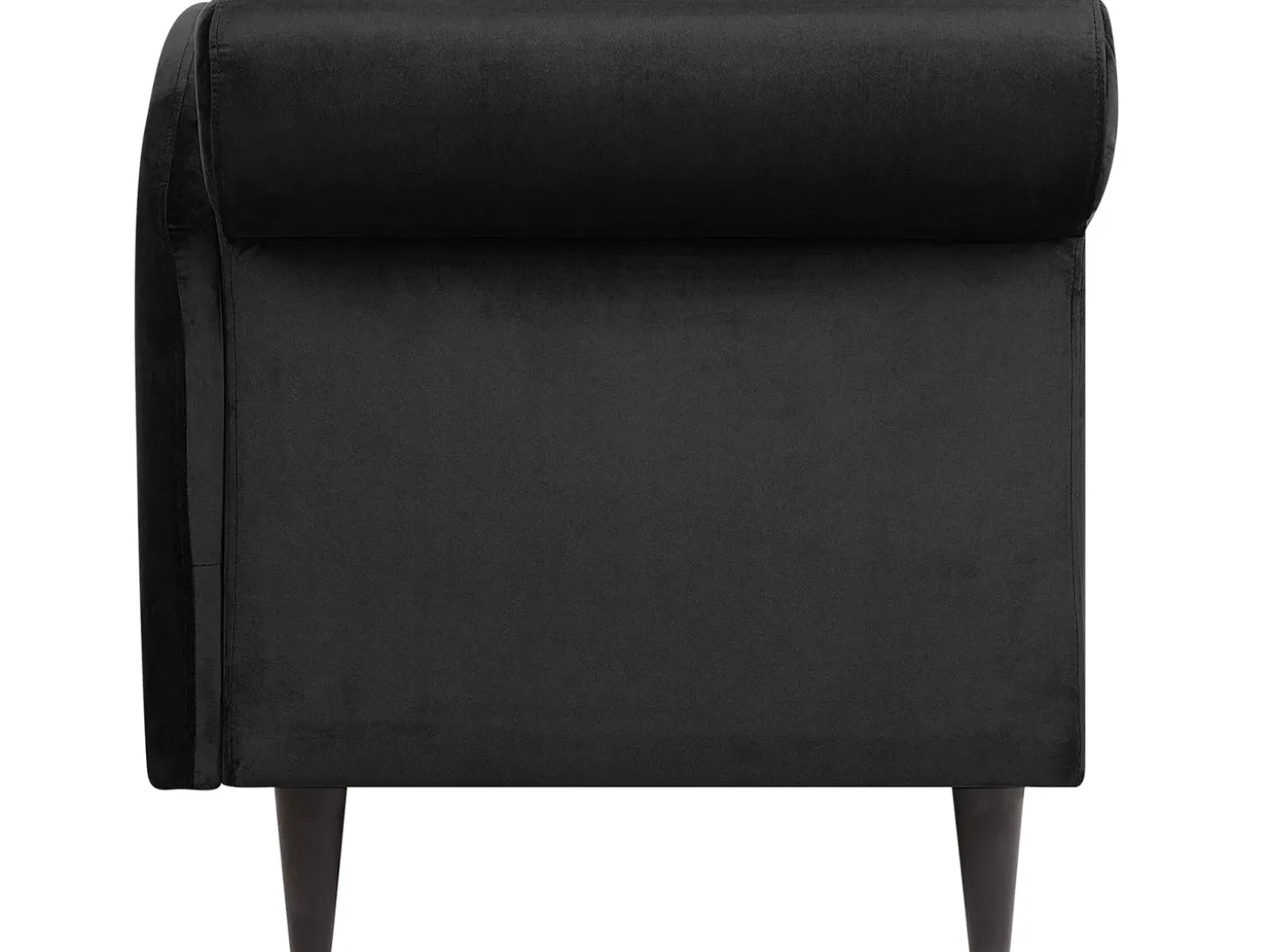 Venstrevendt chaiselong LUIRO Velour Sort med opbevaring