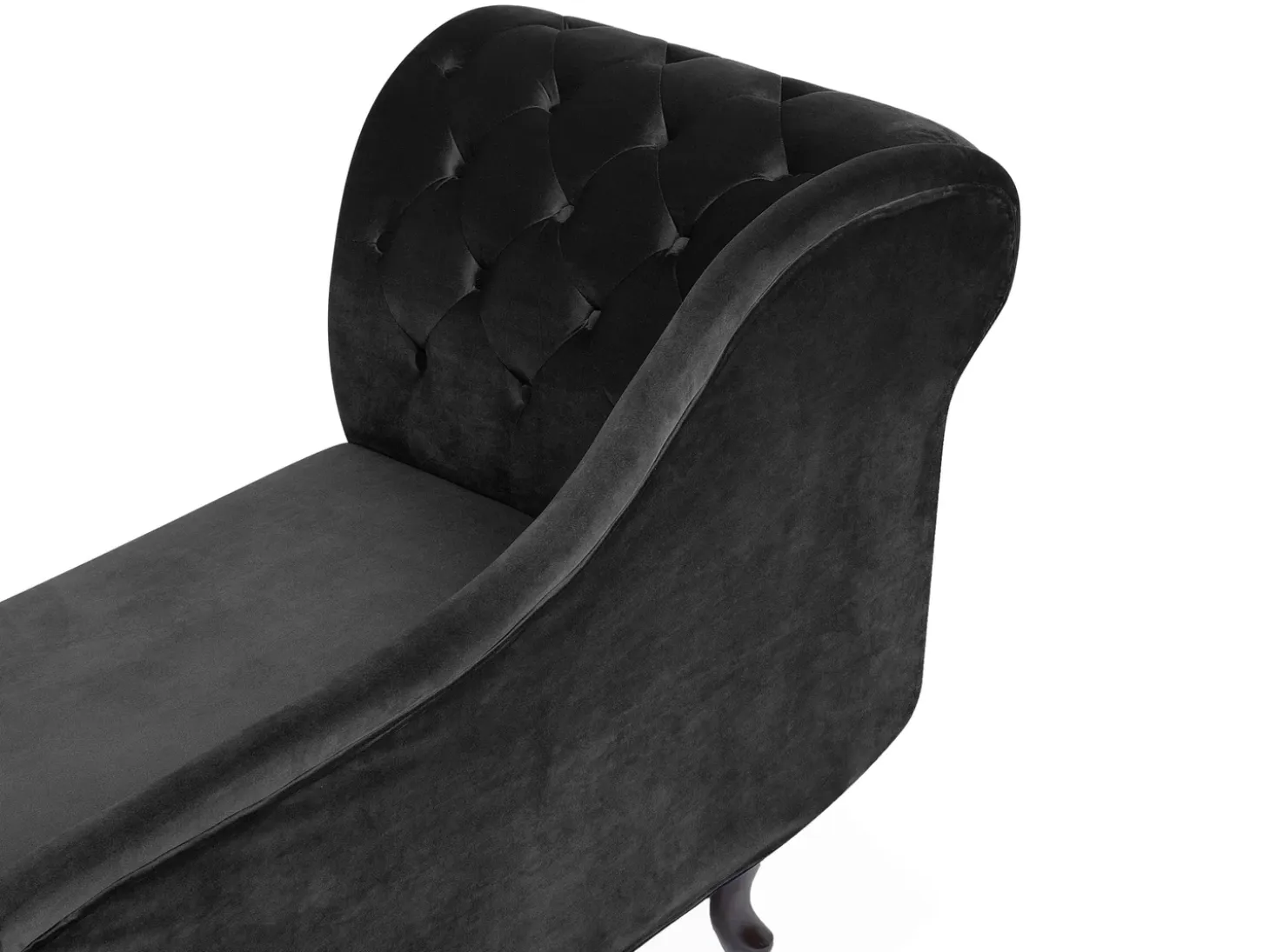 Venstrevendt chaiselong NIMES Velour Sort