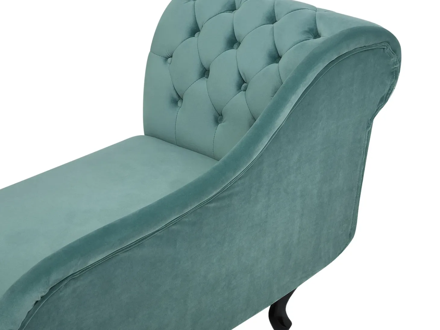 Venstrevendt chaiselong NIMES Velour Mintgrøn