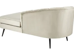Venstrevendt chaiselong ALLIER Velour Beige