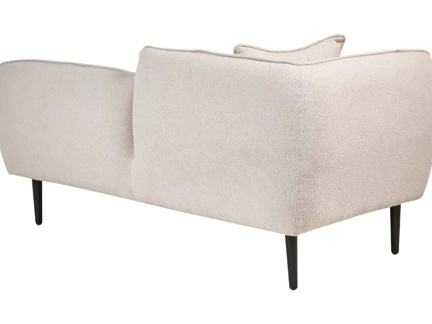 Venstrevendt chaiselong CHEVANNES Boucle Lys Beige