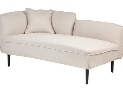 Venstrevendt chaiselong CHEVANNES Boucle Lys Beige
