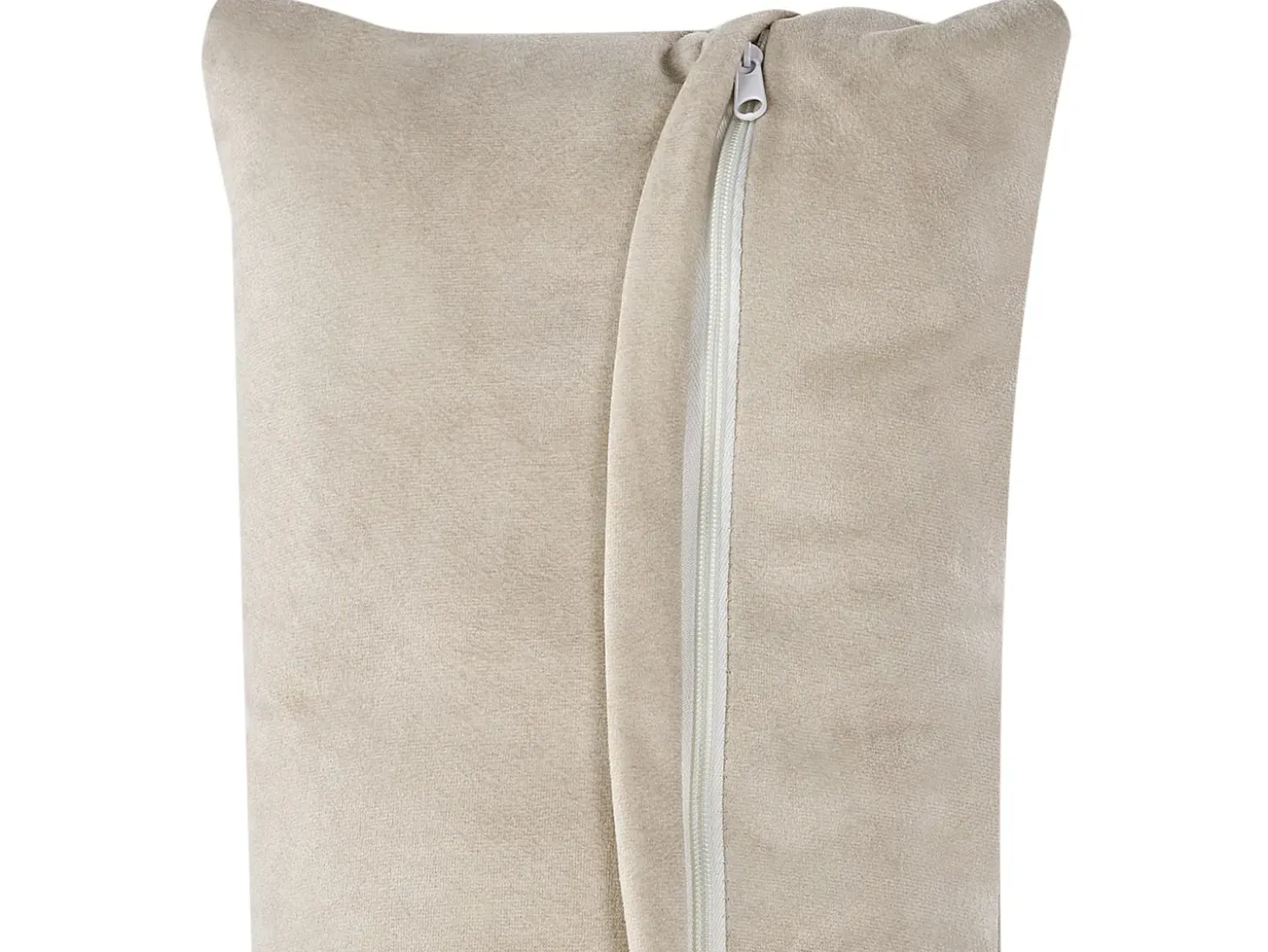 Venstrevendt chaiselong HELLNAR Velour Lys Beige