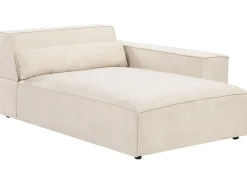 Venstrevendt chaiselong HELLNAR Velour Lys Beige