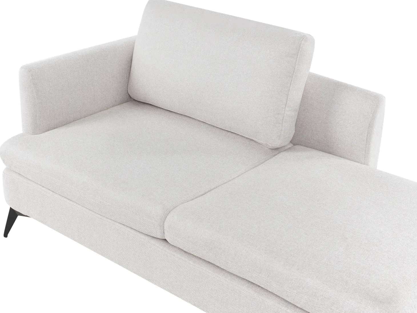 Venstrevendt chaiselong SIEVOZ Lys Beige