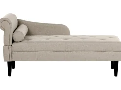 Venstrevendt chaiselong YVOIRE Beige