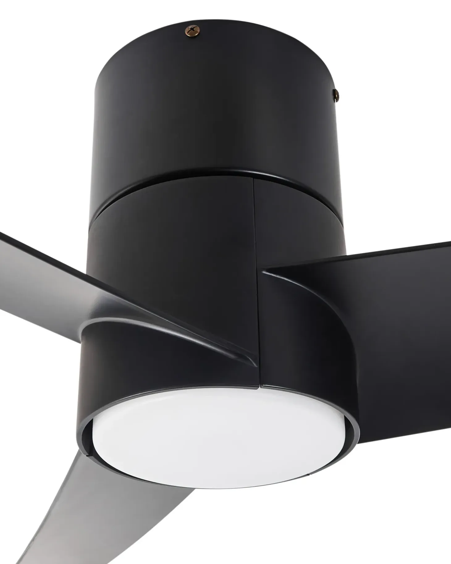 Ventilator med lys CANETE Med fjernbetjening LED Sort