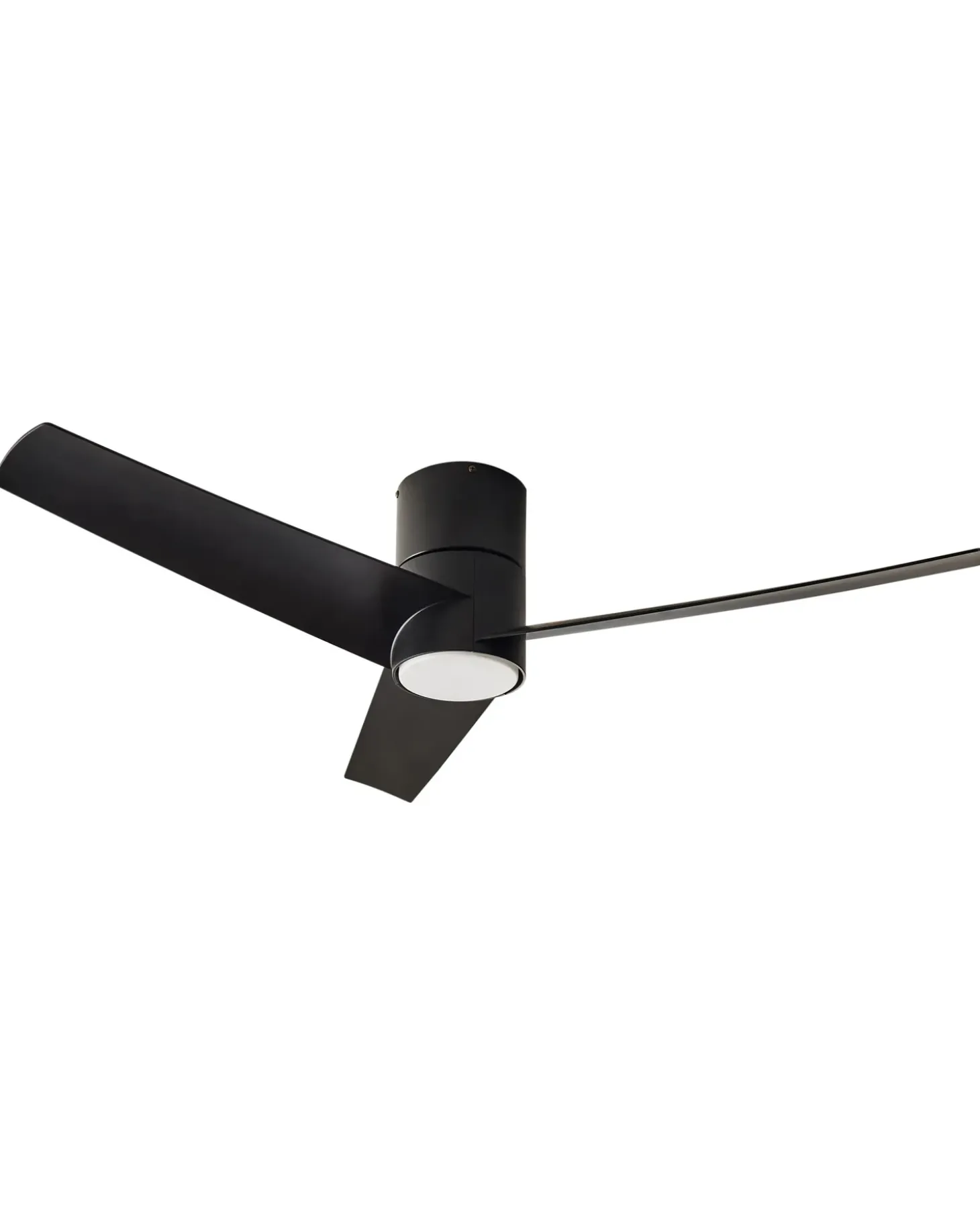 Ventilator med lys CANETE Med fjernbetjening LED Sort