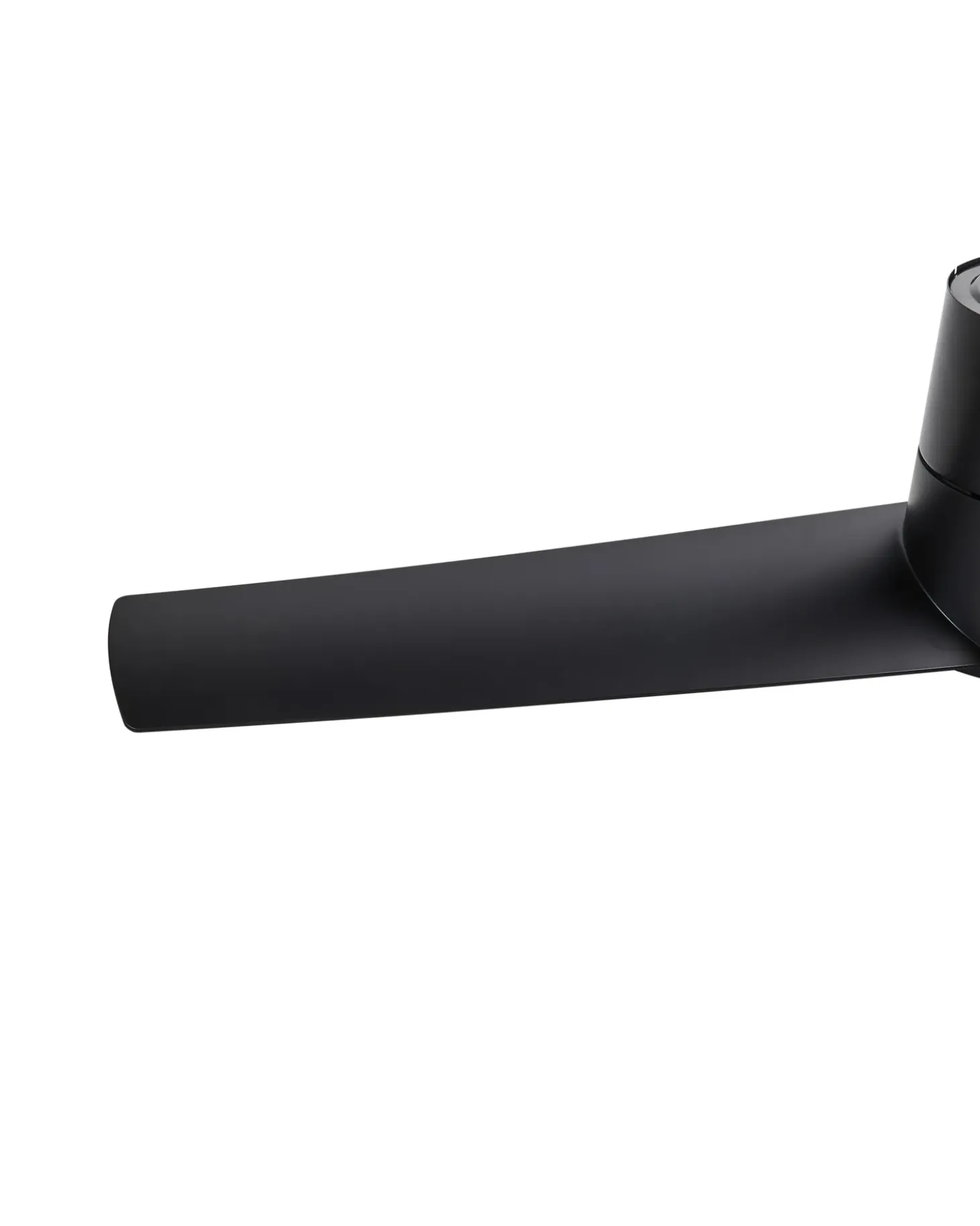 Ventilator med lys CANETE Med fjernbetjening LED Sort