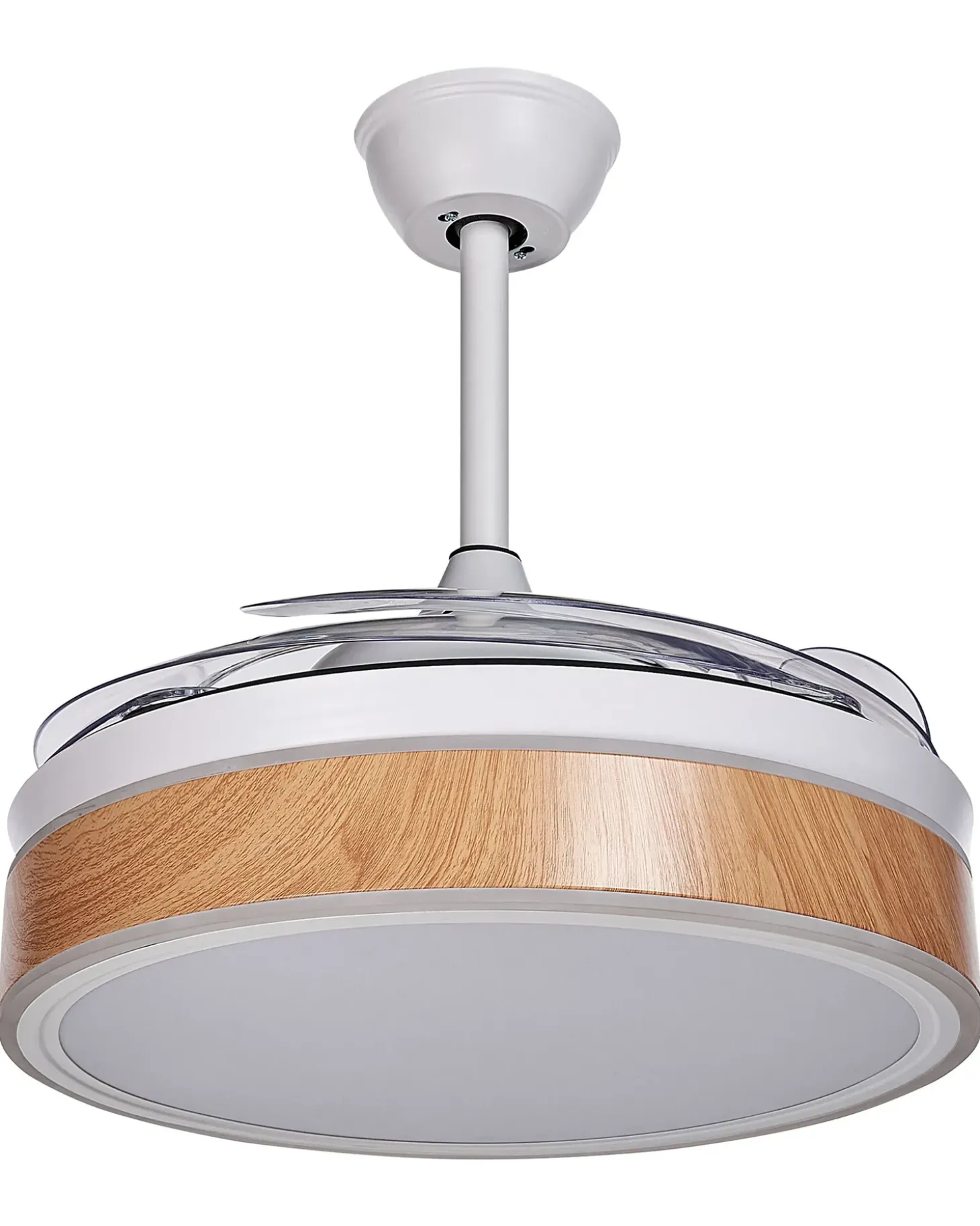 Ventilator med lys FREMONT Med fjernbetjening LED Hvid