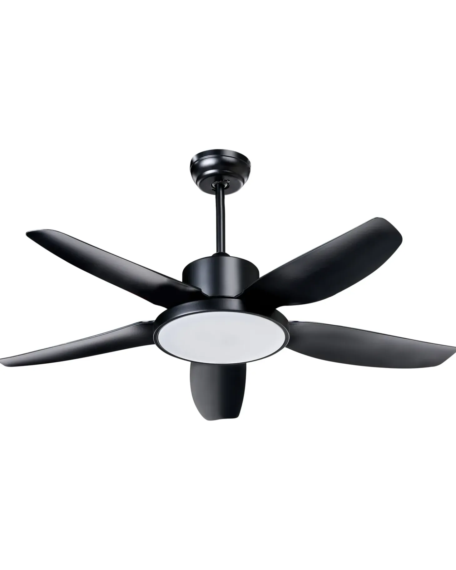 Ventilator med lys LOUVET Med fjernbetjening LED Sort