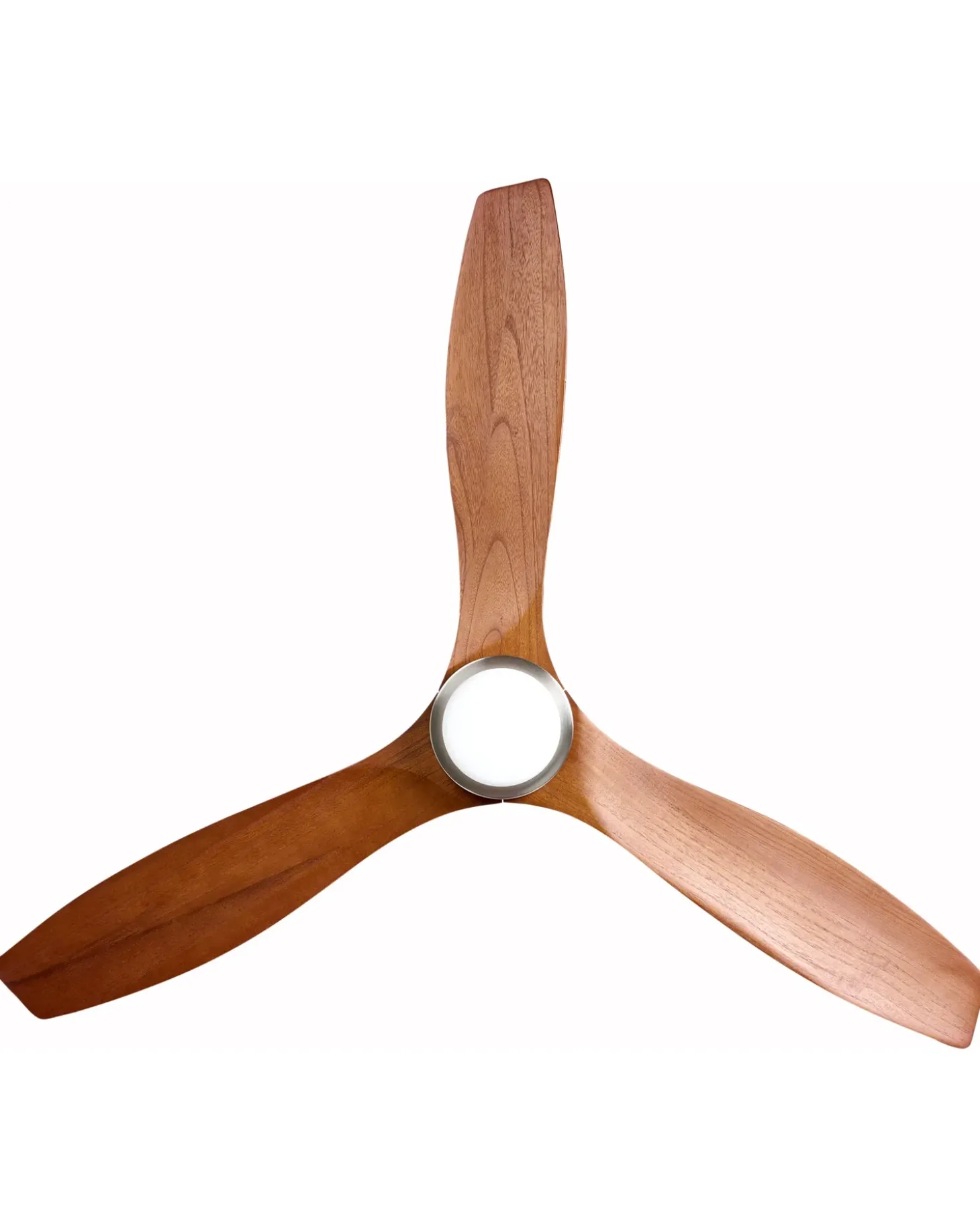 Ventilator med lys PIAYE Med fjernbetjening LED Brun