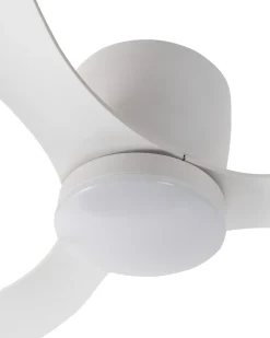 Ventilator med lys VEMBAR Med fjernbetjening LED Hvid