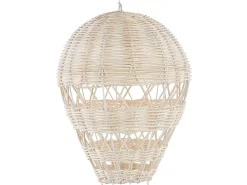 Vægdekoration Ballon BEMBA Rattan 60 cm Naturlig