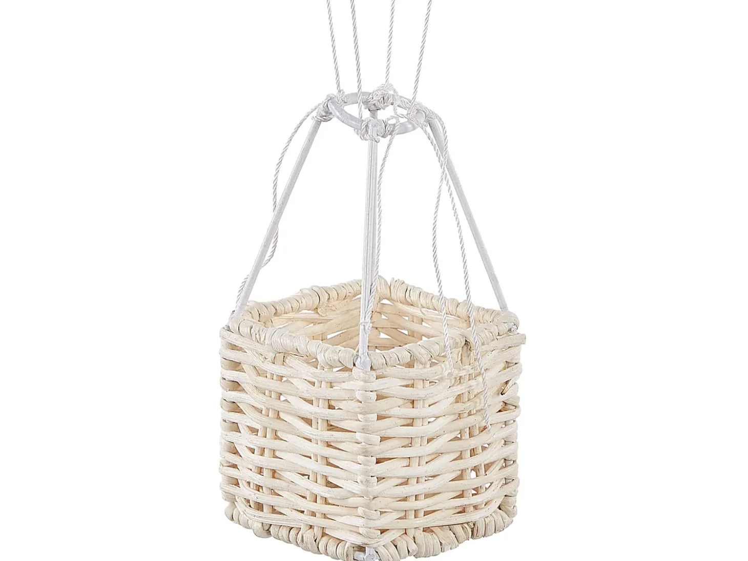 Vægdekoration Ballon BEMBA Rattan 60 cm Naturlig