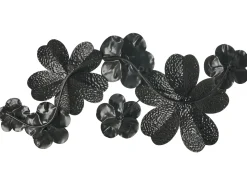 Vægdekoration Blomst LANTHANUM Metal 52 cm Beige