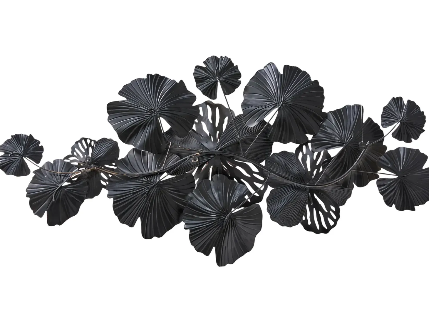 Vægdekoration Blomst MOLYBDENIUM Metal 60 cm Multifarvet
