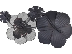 Vægdekoration Blomst SCANDIUM Metal 45 cm Rød