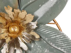 Vægdekoration Blomst TANTALUM Metal 59 cm Guld