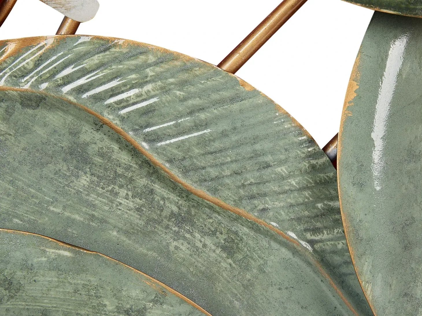 Vægdekoration Blomst THORIUM Metal 44 cm Multifarvet
