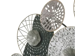Vægdekoration CESIUM Metal 58 cm Sølv