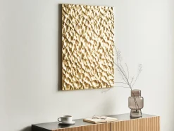 Vægdekoration COIMBRA Metal 79 cm Guld