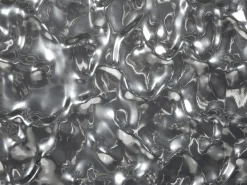Vægdekoration COIMBRA Metal 79 cm Sølv