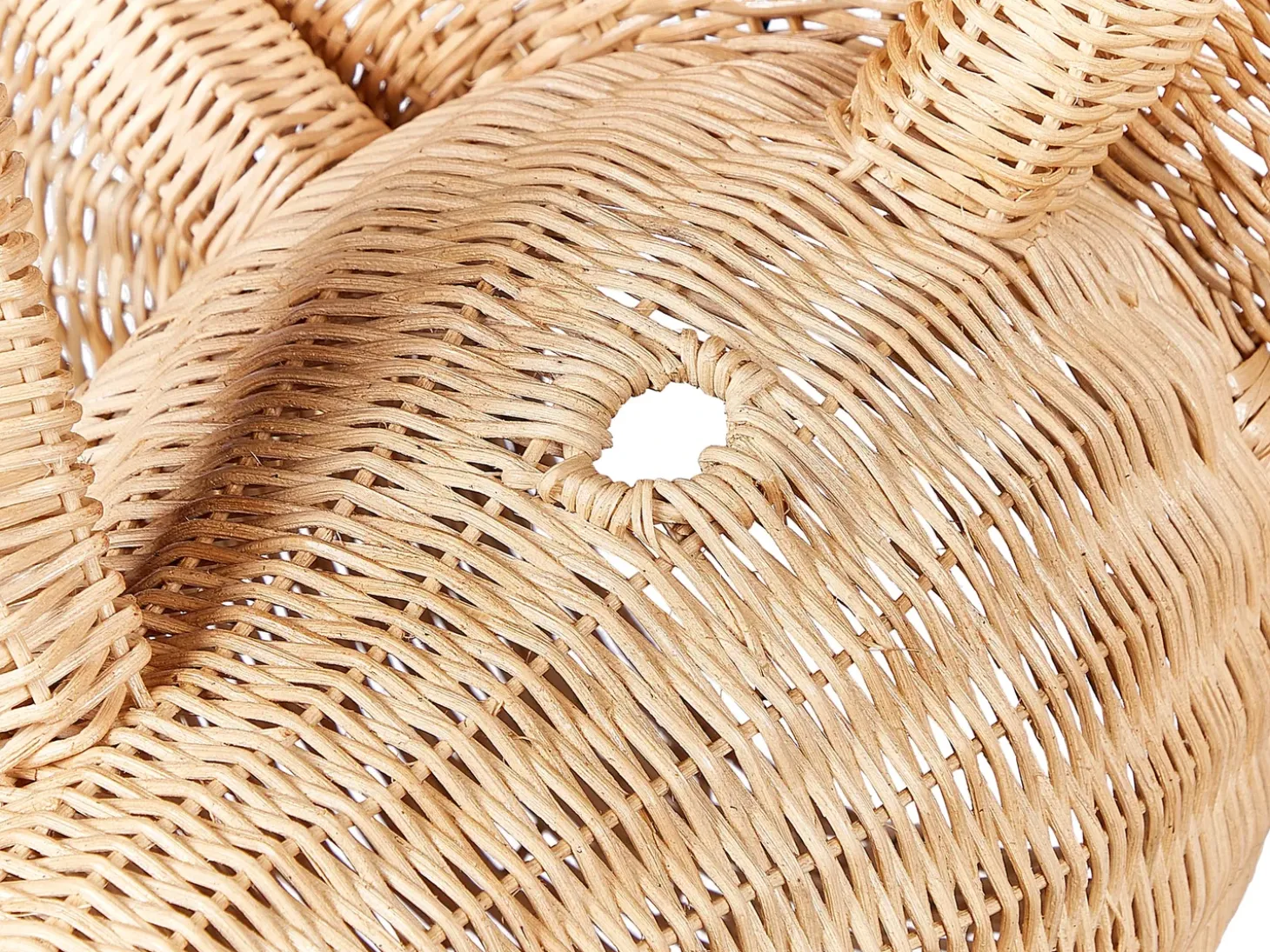 Vægdekoration Dinosaur BIOKO Rattan 44 cm Naturlig