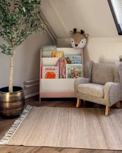 Vægdekorationer til børn Hjort BAMBI 30 cm Beige