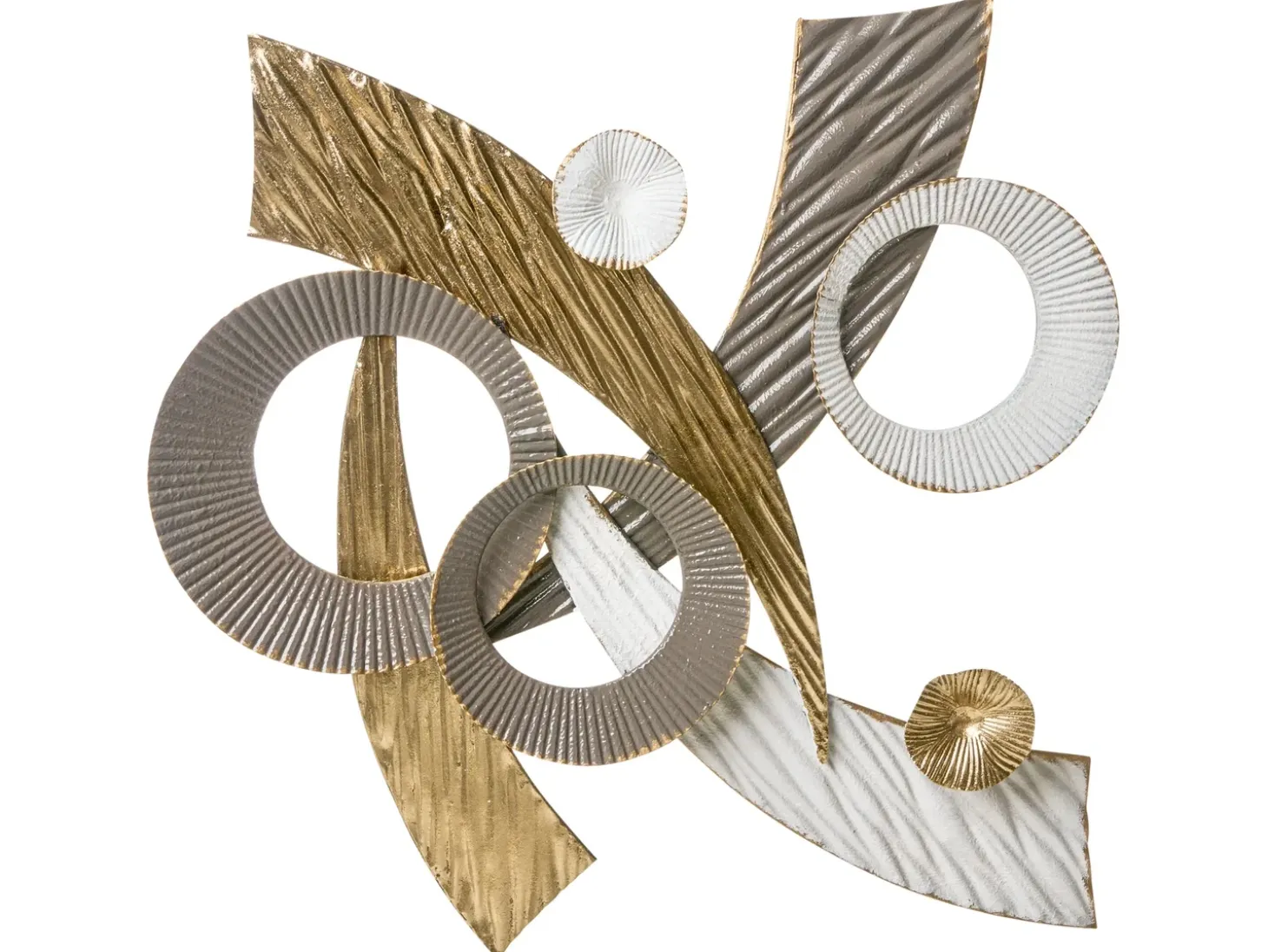 Vægdekoration FENIT Metal 54 cm Guld